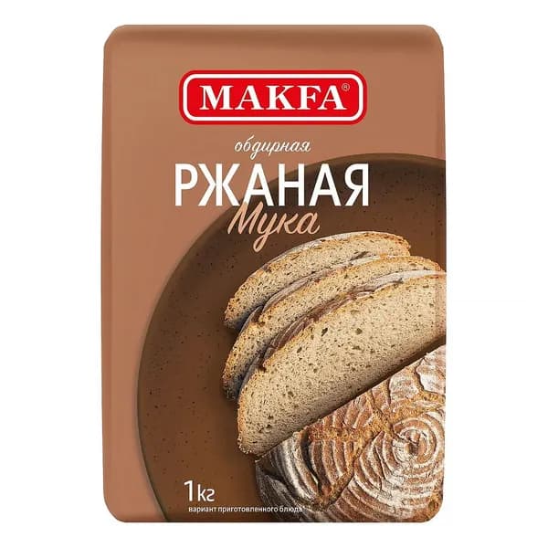 Мука ржаная Макфа, 1 кг