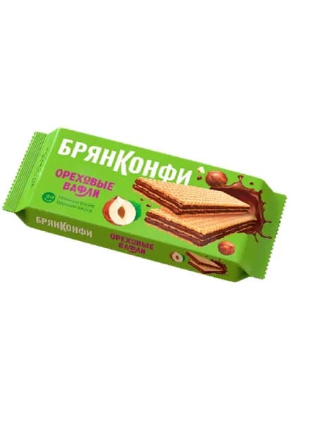 БРЯНКОНФИ Вафли ОРЕХОВЫЕ тонкие 190гр