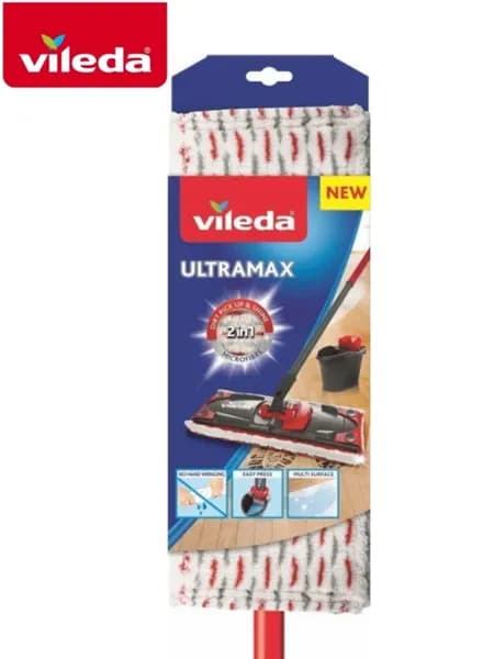 Уборка пола Швабра Ultramax с телескопической ручкой