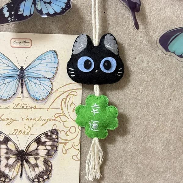 Набор для шитья из фетра креативный DIY комплект для создания стильных аксессуаров и подвесок своими руками в подарок любимой