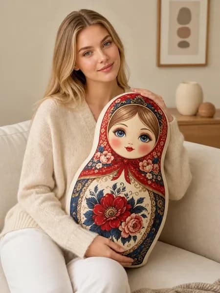 Подушка декоративная красивая 50 см