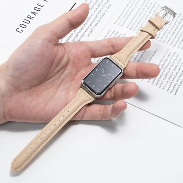 Модный кожаный ремешок для Samsung Galaxy Fit 3, Очень узкий ремешок, Унисекс