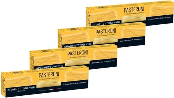 Макаронные изделия PASTERONI SPAGHETTONI №118 Спагеттони 400г*4штуки