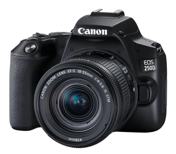 Зеркальный фотоаппарат Canon EOS 250D Kit 18-55mm IS STM, черный