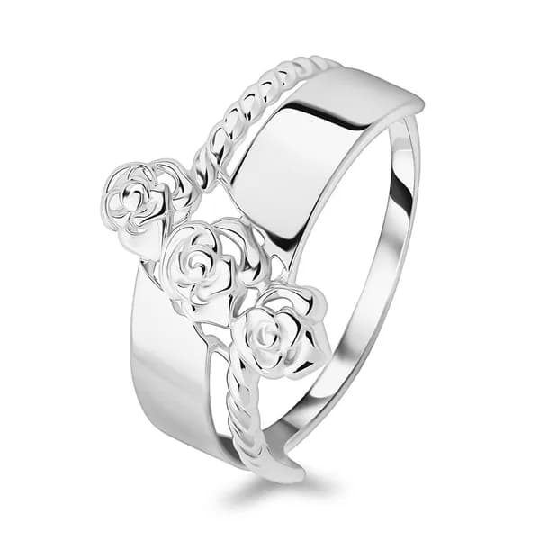 Кольцо женское серебро 925 пробы 585GOLD