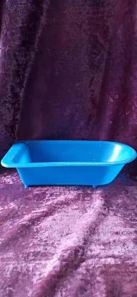 Винтажная игрушечная ванна / ванночка, 13х21