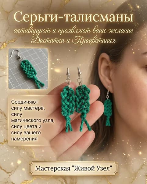 Серьги-талисманы