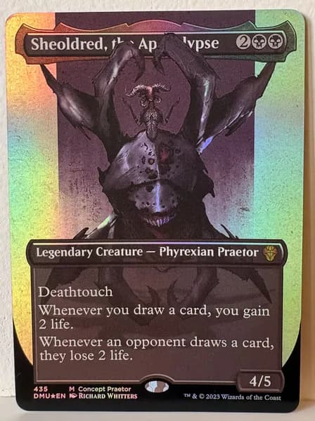 Коллекционная карточная игра MTG Sheoldred, the Apocalypse Foil/Блестящая