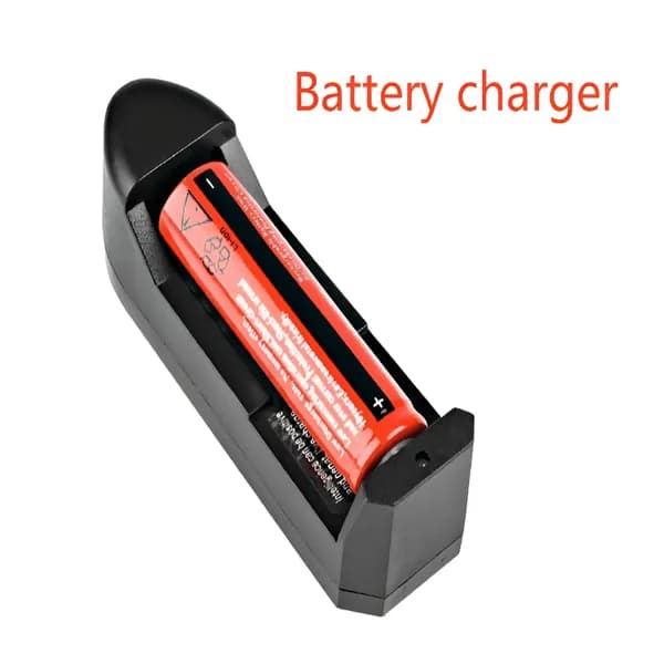 Зарядное устройство для аккумуляторов 18650 Li-Ion 3.7V, перезаряжаемые батареи, универсальное для фонарей, дома и улицы