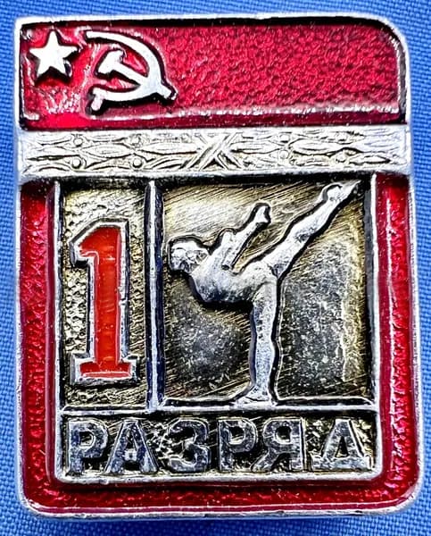 Знак Гимнастика 1 Разряд
