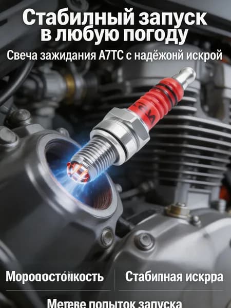 Свеча зажигания арт. DSC, 1 шт.