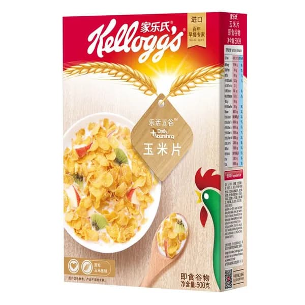 Хлопья кукурузные из цельного зерна для завтрака, овсяные хлопья грубого помола, сухие завтраки быстрого приготовления