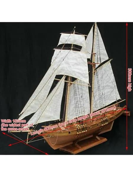 Деревянная сборка, Классическая Западная модель корабля Halko