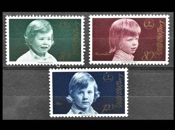 Почтовые марки Лихтенштейна 1975 г. "Принцы и принцессы", Персоналии