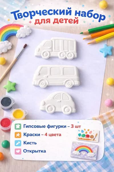 Гипсовые фигурки для раскрашивания