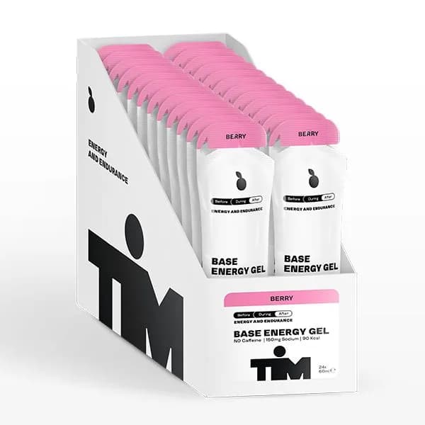 Коробка энергетических гелей TiM Ягодный (150 мг натрия) 24шт х60мл