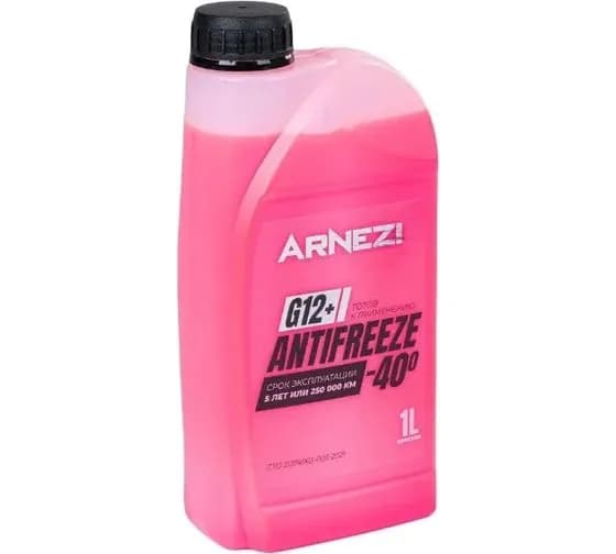 ARNEZI Антифриз Red G12+ готовый -40 красный 1 л
