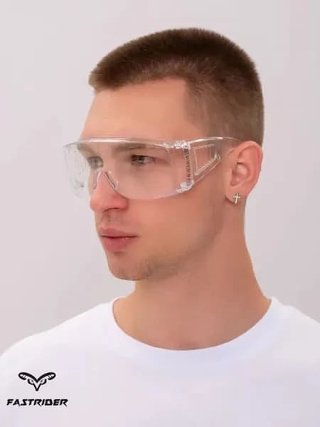 Очки защитные, цвет: Прозрачный, 1 шт.