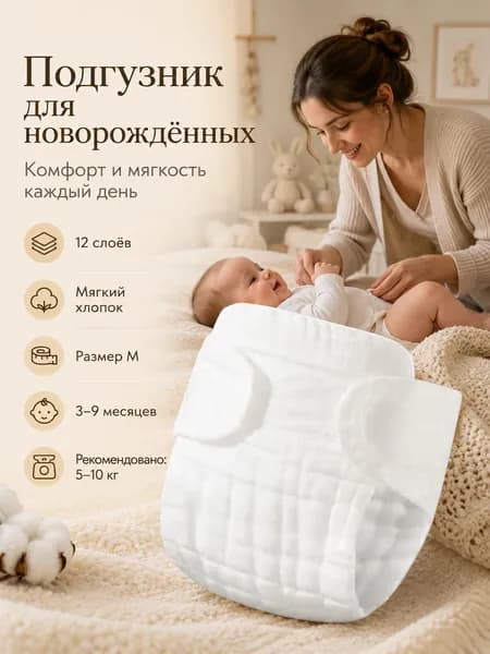 Детские многоразовые подгузники, штанишки для ползания