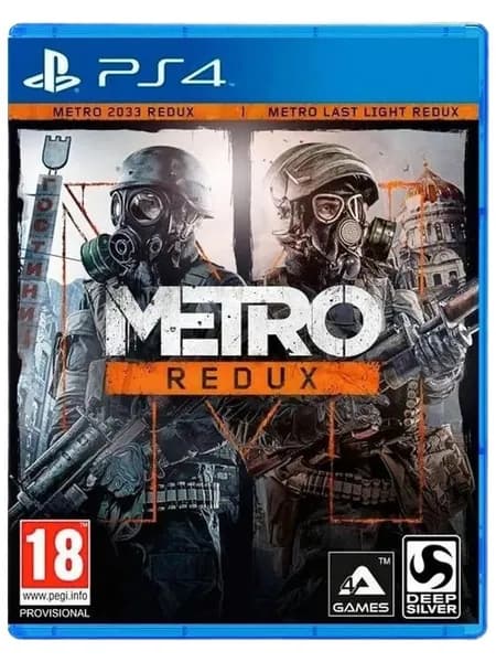 Игра Metro Redux PS4 PS5 диск Метро 2033 Возвращение (PlayStation 4, PlayStation 5, PlayStation 5 Pro, Русские субтитры)