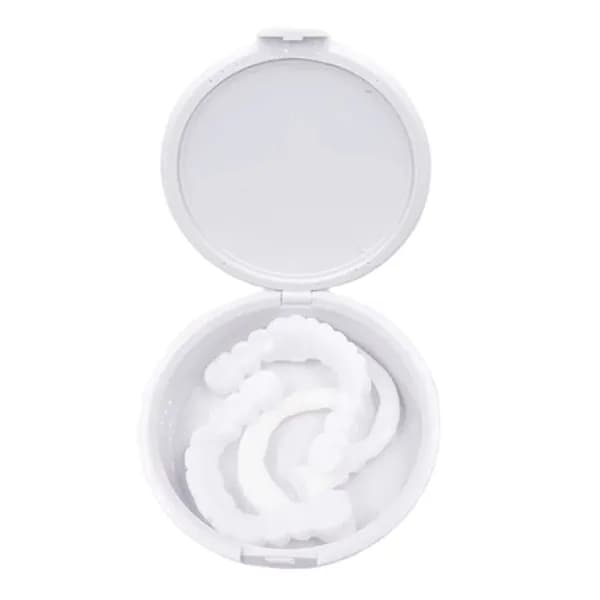 Силиконовые съёмные зубные протезы верхней и нижней челюсти для самостоятельного изготовления