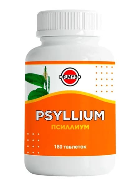 Псиллиум шелуха семени подорожника Dr.Mybo, 180таблеток