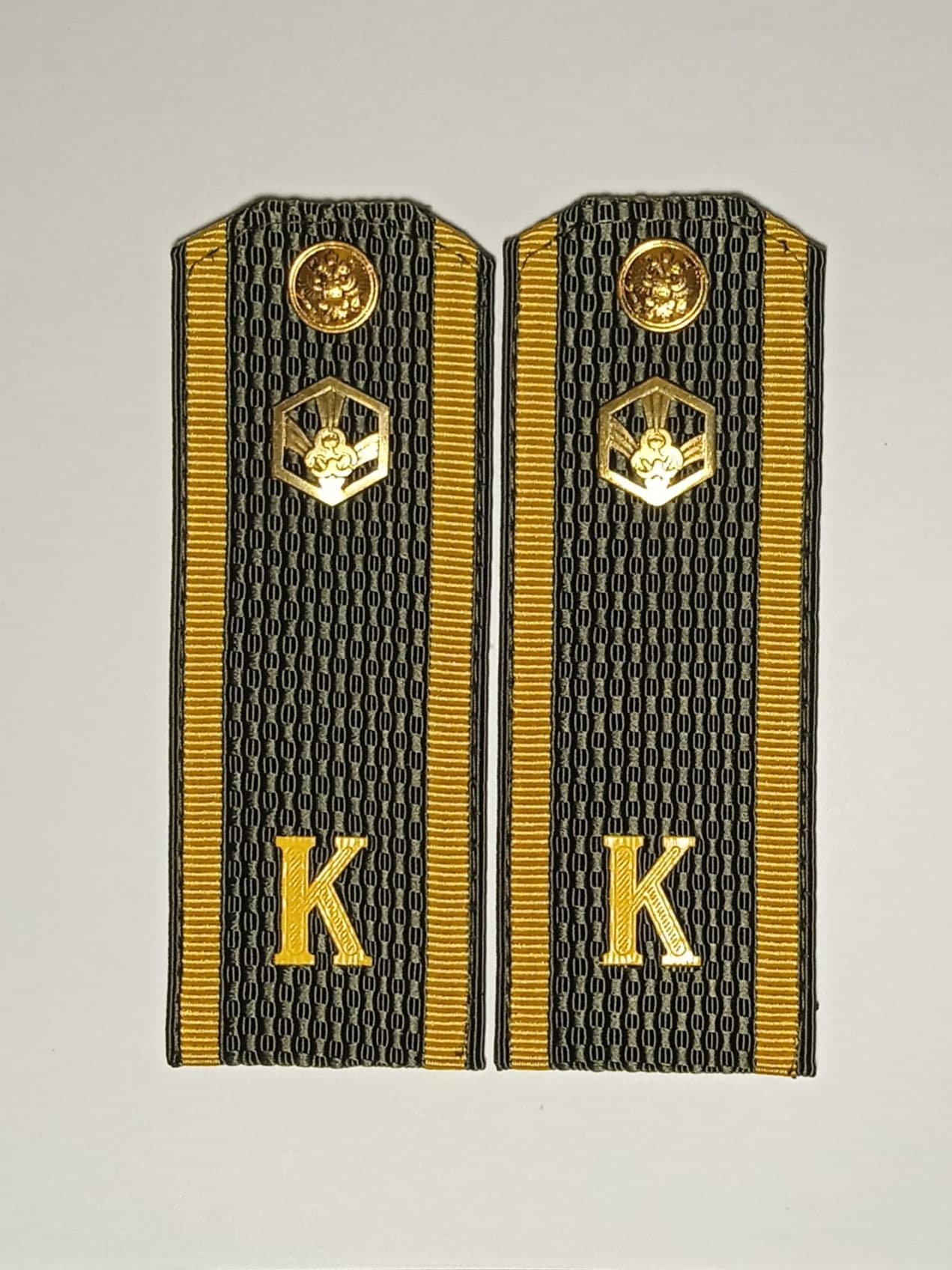 Погоны КУРСАНТ РХБЗ (длинна 12,5 см)
