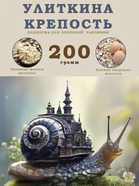 Корм для улиток " Улиткина Крепость"