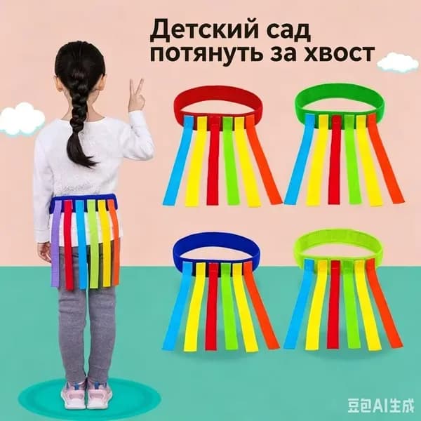 Детские интерактивные игры, развивающие интеллектуальные игры, "Поймай за хвост", 2 комплекта
