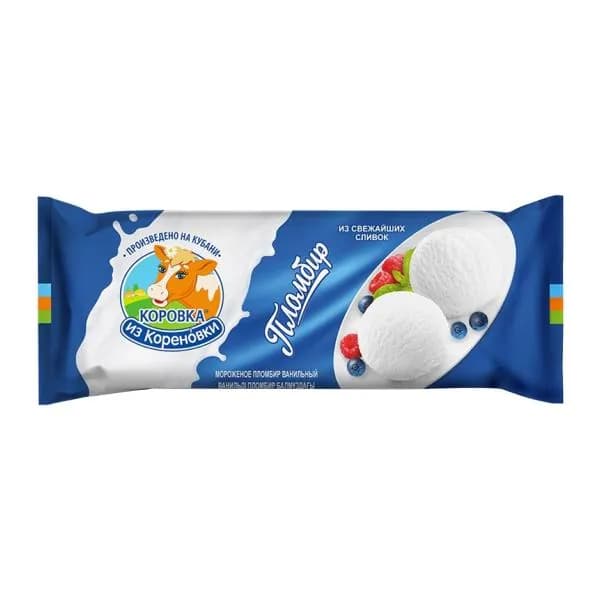 Мороженое Коровка из Кореновки Полено пломбир 400г