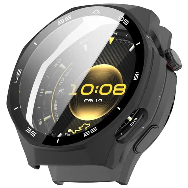 Защитный чехол для Huawei Watch GT6 46 мм, обеспечивающий комплексную защиту от ударов и царапин. Имеет градуированную шкалу и поддерживает функцию прямой зарядки.
