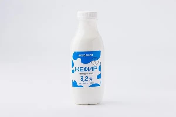 Кефир термостатный 3,2%, 450 г