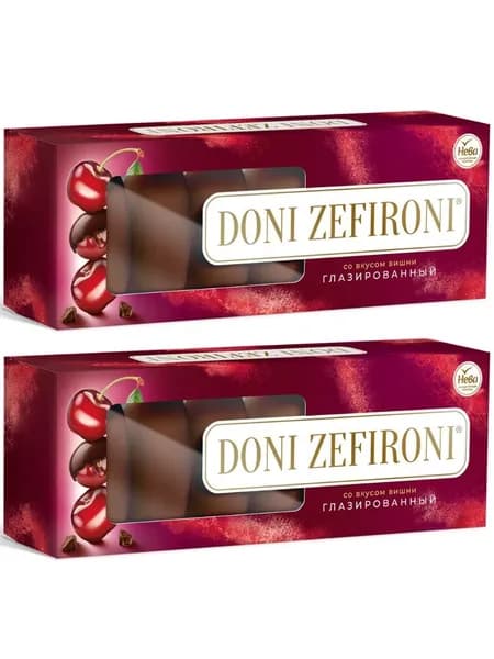 Зефир Нева DONI ZEFIRONI Вишня 210 г глазированный 2 шт