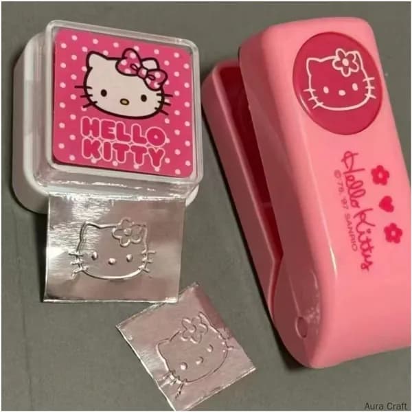 Металлический штамп с тиснением Hello Kitty для творчества