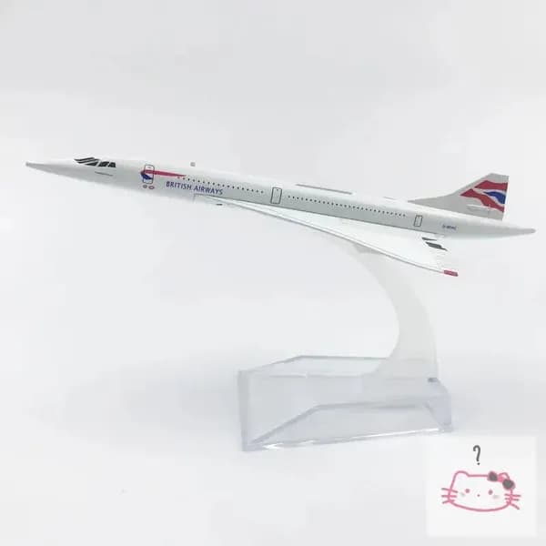 Remove / Металлическая модель самолета Concorde British Airways / авиация Конкорд