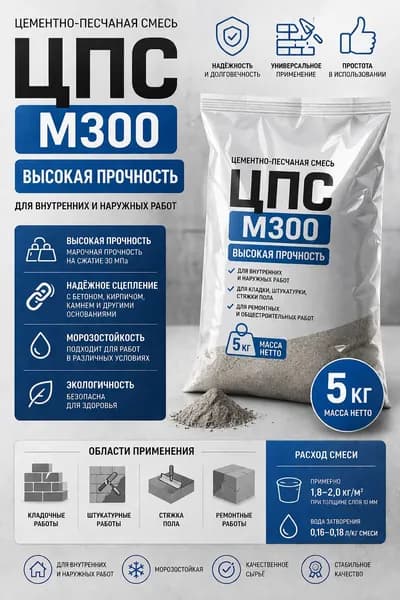 Пескобетон 5кг (цпс)