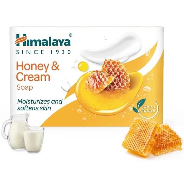 Мыло Мед и сливки Хималая Honey & Cream Soap Himalaya