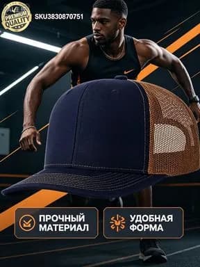 Бейсболка Качественная сетчатая кепка