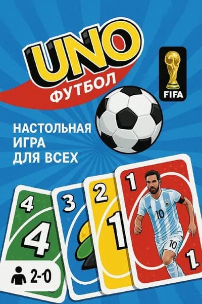 Игра Уно Футбол, Uno. Настольная игра