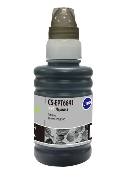 Чернила Cactus CS-EPT6641 T664 черный 100мл для Epson