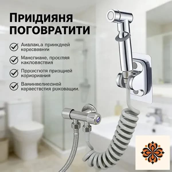 Гигиенический душ с ручкой лейка для биде (0407)