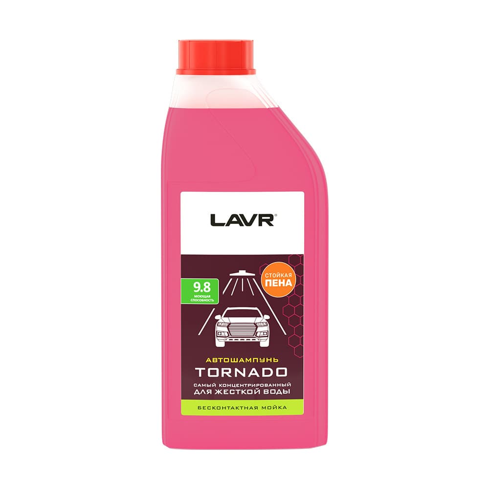 LAVR Ln2341 Автошампунь TORNADO, 1 л