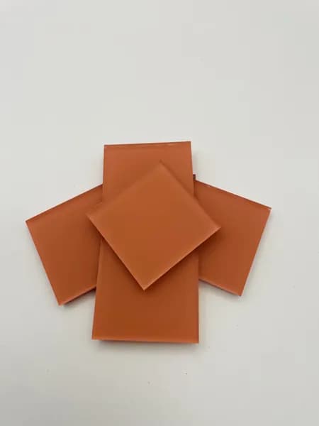 Мозаика 4 мм, лакобель 8814,терракотовый, 50х50 мм, 50 шт