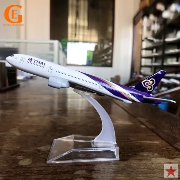 Металлическая Модель Самолета Boeing 777 Авиакомпании Thai Airways