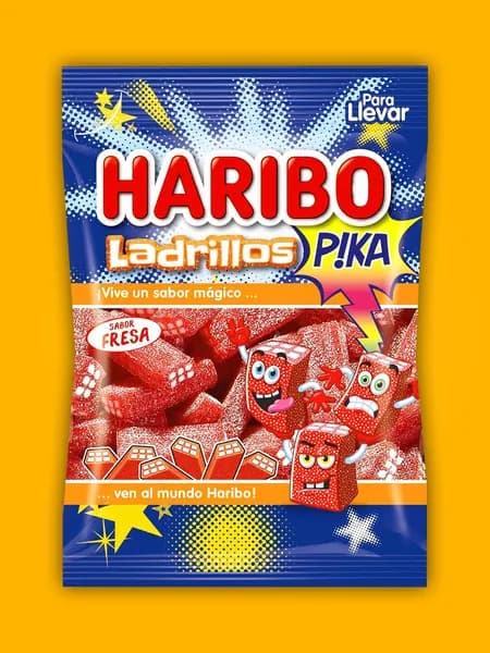 Мармелад HARIBO Кислые Брикеты (Ladrillos) 100г Испания