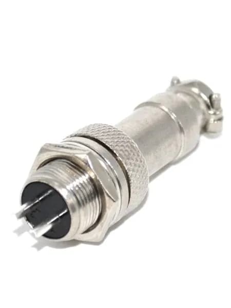 GX12 комплект штекер и гнездо MiC 3 pin