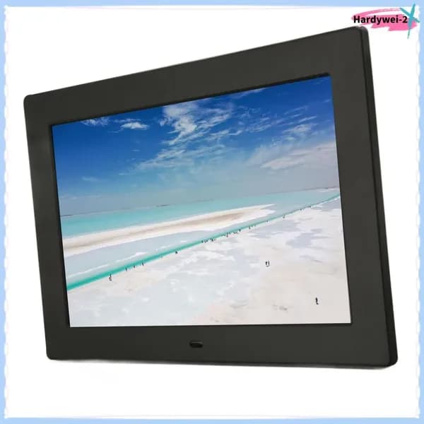 10 Inch Digital Photo Frame, Высококачественный IPS экран, для домашнего использования и подарков Черный европейский стандарт