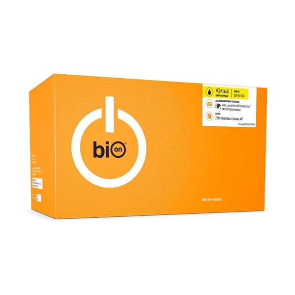 Картридж Bion BCR-CF412A для HP MFP M477(fdn/fnw/dw) Желтый, 2300 страниц