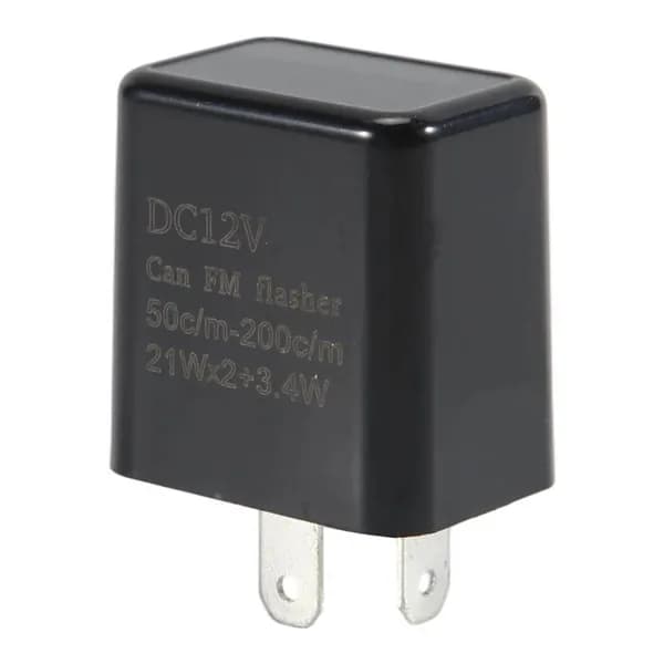 Двухконтактное реле мигача для светодиодных указателей поворота, 12V, с регулировкой частоты