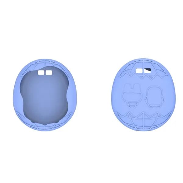 (1 комплект) Силиконовый защитный чехол для игрового автомата Tamagotchi Uni синий